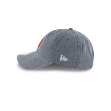 Load image into Gallery viewer, Los Angeles Anaheim Angels New Era MLB 9TWENTY 920 Denim Adjustable Cap Hat Dark Gray Crown/Visor Team Color Logo