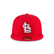 Load image into Gallery viewer, St. Louis Cardinals New Era MLB 59Fifty 5950 Fitted Cap Hat Red Crown/Visor Team Color Logo with World Series 2006 Side Patch