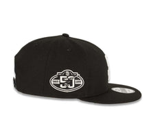 Load image into Gallery viewer, New Era MLB 9Fifty 950 Snapback San Diego Padres Cap Hat Black Crown White Logo 50th Anniversary Side Patch Black UV