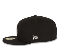 Load image into Gallery viewer, New Era MLB 59Fifty 5950 Fitted San Diego Padres Cap Hat Black Crown White Cooperstown Retro Logo 1984 World Series Side Patch Black UV
