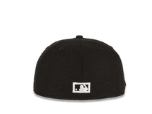 Load image into Gallery viewer, New Era MLB 59Fifty 5950 Fitted San Diego Padres Cap Hat Black Crown White Cooperstown Retro Logo 1984 World Series Side Patch Black UV