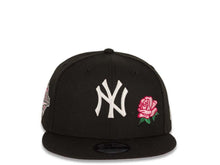 Load image into Gallery viewer, New Era MLB 9Fifty 950 Snapback New York Yankees Cap Hat Black Crown White Logo with Rose 1996 World Series Side Patch Pink UV