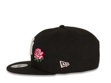 Load image into Gallery viewer, New Era MLB 9Fifty 950 Snapback New York Yankees Cap Hat Black Crown White Logo with Rose 1996 World Series Side Patch Pink UV