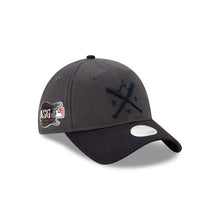 Load image into Gallery viewer, Atlanta Braves New Era MLB 9TWENTY 920 Adjustable Cap Hat Dark Gray/Black Crown/Visor Black Logo With All-Star Game Workout Side Patch