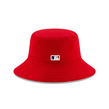 Load image into Gallery viewer, Philadelphia Phillies New Era MLB Bucket Cap Hat Red Crown/Visor Team Color Logo 2020 Batting Practice