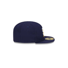 Load image into Gallery viewer, (Infant) San Diego Padres New Era MLB 59FIFTY 5950 Fitted Cap Hat Navy Crown/Visor White/Yellow Logo