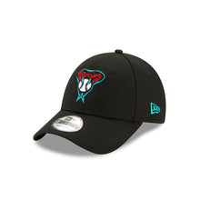 Load image into Gallery viewer, Arizona Diamondbacks New Era MLB 9FORTY 940 Adjustable Cap Hat Black Crown/Visor Team Color Retro Snake Logo