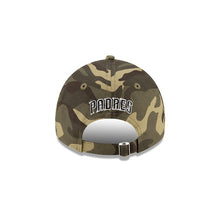 Load image into Gallery viewer, (Women) San Diego Padres New Era MLB 9TWENTY 920 Adjustable Cap Hat Camo (Desert) Crown/Visor White Logo