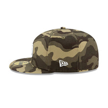 Load image into Gallery viewer, San Diego Padres New Era MLB 59FIFTY 5950 Fitted Cap Hat Camo Crown/Visor White/Black Logo (Armed Forces Day 2020)