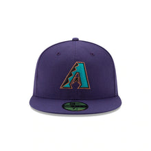 Load image into Gallery viewer, Arizona Diamondbacks New Era MLB 59FIFTY 5950 Fitted Cap Hat Purple Crown/Visor Team Color Logo