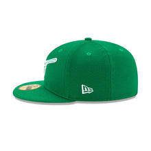 Load image into Gallery viewer, San Diego Padres New Era MLB 59FIFTY 5950 Fitted Cap Hat Green Crown/Visor White/Green Friar Logo