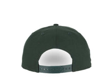 Load image into Gallery viewer, Oakland A's Athletics New Era MLB 9Fifty 950 Snapback Cap Hat Team Color Green Crown/Visor Yellow Logo 1989 World Series Side Patch Gray UV