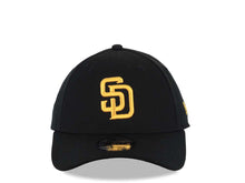 Load image into Gallery viewer, San Diego Padres New Era MLB 9FORTY 940 Adjustable Cap Hat Black Crown/Visor Yellow Logo