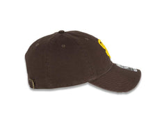 Load image into Gallery viewer, San Diego Padres '47 MLB Clean Up Adjustable Cap Hat Dark Brown Crown/Visor Yellow Logo