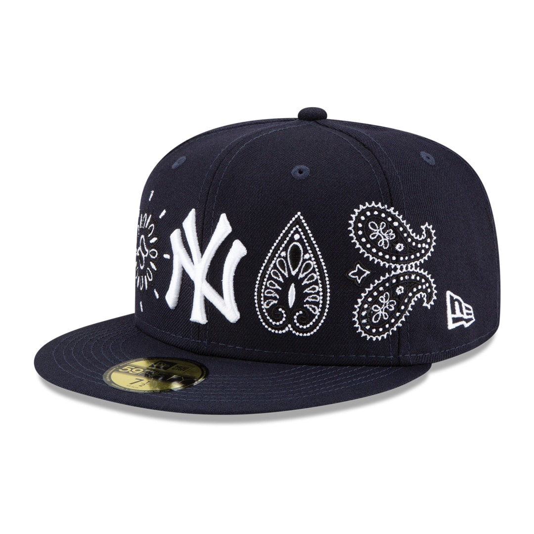 Modesto As Elephant M Patch New Era 59FIFTY Fitted Hat (Sky Night Shift Navy Gray Under BRIM) 7 1/8