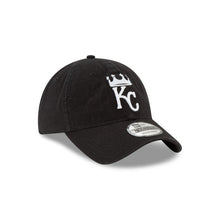 Load image into Gallery viewer, Kansas City Royals New Era MLB 9TWENTY 920 Adjustable Cap Hat Black Crown/Visor White/Black with Crown Logo