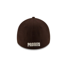 Load image into Gallery viewer, San Diego Padres New Era MLB 39THIRTY 3930 Flexfit Cap Hat Brown Crown/Visor Gray/White Logo