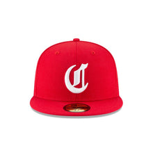 Load image into Gallery viewer, Cincinnati Reds New Era MLB 59FIFTY 5950 Fitted Cap Hat Red Crown/Visor White Logo 1869 Retro Cooperstown