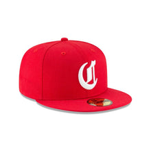 Load image into Gallery viewer, Cincinnati Reds New Era MLB 59FIFTY 5950 Fitted Cap Hat Red Crown/Visor White Logo 1869 Retro Cooperstown