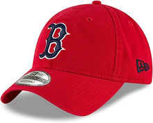 Load image into Gallery viewer, Boston Red Sox New Era MLB 9TWENTY 920 Adjustable Cap Hat Red Crown/Visor Navy Blue/White Logo