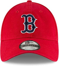 Load image into Gallery viewer, Boston Red Sox New Era MLB 9TWENTY 920 Adjustable Cap Hat Red Crown/Visor Navy Blue/White Logo
