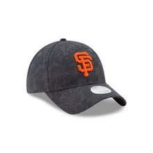 Load image into Gallery viewer, San Francisco Giants New Era 9TWENTY 920 Adjustable Floral Burst Cap Hat Black Crown/Visor Team Color Logo