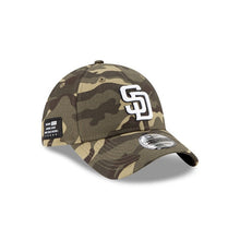 Load image into Gallery viewer, San Diego Padres New Era MLB 9TWENTY 920 Adjustable Cap Hat Camo (Desert) Crown/Visor White Logo Salute to Service Side Patch