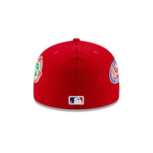 Load image into Gallery viewer, Philadelphia Phillies New Era MLB 59FIFTY 5950 Fitted Cap Hat Red Crown/Visor White Logo with Multiple Patches (World Series Champion)