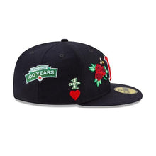 Load image into Gallery viewer, Boston Red Sox New Era MLB 59Fifty 5950 Fitted Cap Hat Navy Crown/Visor Team Color Logo with Multiple Patches (World Series Champions)