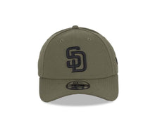 Load image into Gallery viewer, San Diego Padres New Era MLB 9FORTY 940 Adjustable Cap Hat Olive Green Crown/Visor Black Logo