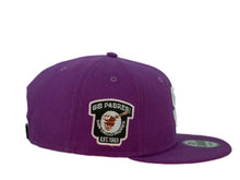 Load image into Gallery viewer, New Era MLB 9Fifty 950 Snapback San Diego Padres Cap Hat Dark Purple Crown White Logo Go Padres Side Patch Pink UV
