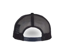 Load image into Gallery viewer, San Diego Padres New Era MLB 9FIFTY 950 Mesh Trucker Snapback Cap Hat Black Crown/Visor Black/White Logo