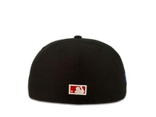 Load image into Gallery viewer, New Era MLB 59Fifty 5950 Fitted Floria Marlins Cap Hat Black Crown Black/Red/White/Metallic Silver Logo 1997 World Series Side Patch Red UV