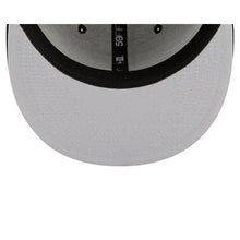 Load image into Gallery viewer, Los Angeles Dodgers New Era MLB 59Fifty 5950 Fitted Hat Black Crown/Visor White Logo with World Series Champions 1988 Patches Gray UV