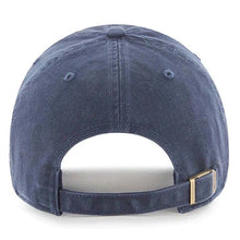 Load image into Gallery viewer, New York Yankees '47 Brand MLB Clean Up Adjustable Cap Hat Navy Blue Crown/Visor Team Color Apple Logo