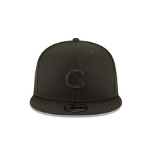 Load image into Gallery viewer, Chicago Cubs New Era MLB 9FIFTY 950 Snapback Cap Hat Black Crown/Visor Black Logo