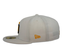 Load image into Gallery viewer, San Diego Padres New Era MLB 59Fifty 5950 Fitted Cap Hat White Crown Yellow/Dark Brown Logo 2016 All-Star Game Side Patch Yellow UV