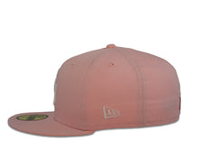 Load image into Gallery viewer, San Diego Padres New Era MLB 59Fifty 5950 Fitted Cap Hat Pink Crown White Cooperstown Retro Logo 1984 World Series Side Patch Red UV
