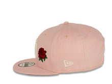 Load image into Gallery viewer, San Diego Padres New Era MLB 9FIFTY 950 Snapback Cap Hat Pink Crown/Visor White  Logo with Rose 50th Anniversary Side Patch