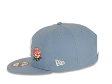 Load image into Gallery viewer, Boston Red Sox New Era MLB 9Fifty 950 Snapback Cap Hat Sky Blue Crown/Visor White Logo with Rose 2018 World Series Side Patch Pink UV