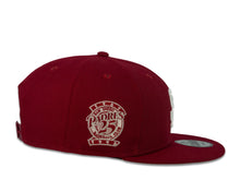 Load image into Gallery viewer, San Diego Padres New Era MLB 9Fifty 950 Snapback Cap Hat Cardinal Crown White Logo 25th Anniversary Side Patch Gray UV