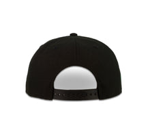 Load image into Gallery viewer, San Diego Padres New Era MLB 9Fifty 950 Snapback Cap Hat Black Crown White Logo with Rose Friar Side Patch Red UV