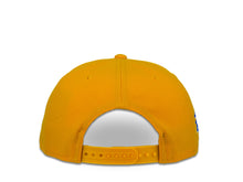 Load image into Gallery viewer, San Diego Padres New Era MLB 9Fifty 950 Snapback Cap Hat Yellow Crown White Logo 1998 World Series Side Patch Pink UV