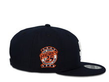 Load image into Gallery viewer, San Diego Padres New Era MLB 9Fifty 950 Snapback Cap Hat Navy Crown White Logo 25th Anniversary Side Patch Gray UV