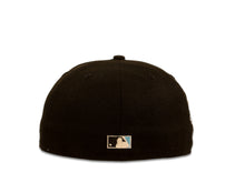 Load image into Gallery viewer, San Diego Padres New Era MLB 59Fifty 5950 Fitted Cap Hat Black Crown Sky Blue Logo 1992 All-Star Game Side Patch Sky Blue UV