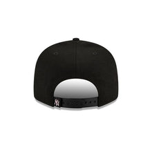 Load image into Gallery viewer, New York Yankees New Era MLB 9Fifty 950 Snapback Cap Hat Black Crown/Visor White/Pink Logo Pink UV (Team Drip)