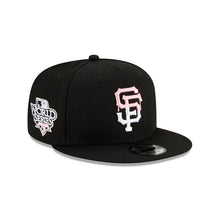 Load image into Gallery viewer, San Francisco Giants New Era MLB 9Fifty 950 Snapback Cap Hat Black Crown/Visor White/Pink Logo Pink UV (Team Drip)