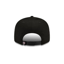 Load image into Gallery viewer, Washington Nationals New Era MLB 9Fifty 950 Snapback Cap Hat Black Crown/Visor White/Pink Logo Pink UV (Team Drip)