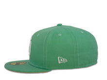 Load image into Gallery viewer, San Diego Padres New Era MLB 59Fifty 5950 Fitted Cap Hat Mint Crown White Logo 2016 All-Star Game Side Patch Peach UV