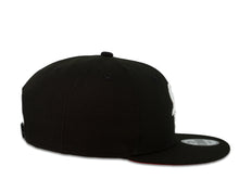 Load image into Gallery viewer, Chicago White Sox New Era MLB 9Fifty 950 Snapback Cap Hat Black Crown White Logo with Rose Red UV